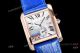 Swiss Grade Cartier Tank MC Automatic watch  Rose Gold Blue Leather Strap (3)_th.jpg